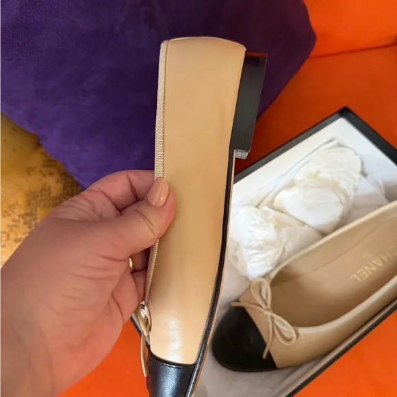 CHANEL flats 37.5 - Picture 7 of 7